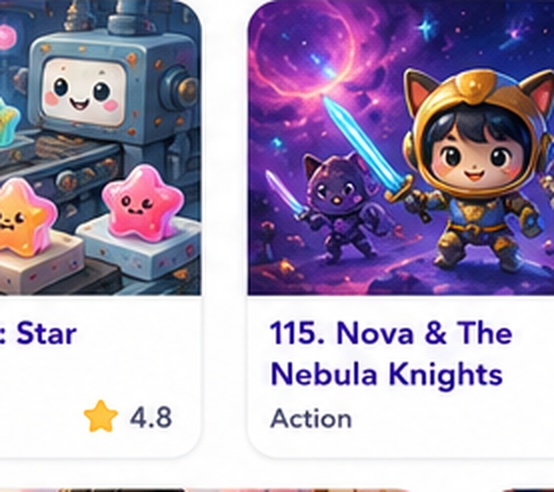 AstroMochi: Star Jelly Factory — free conveyor puzzle game starring Mochi-9