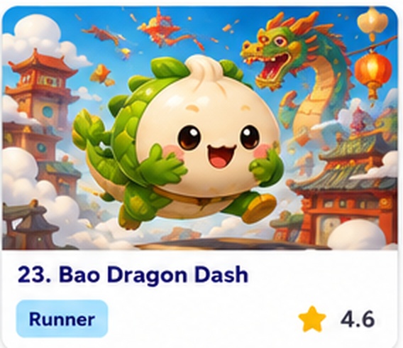 Bao Dragon Dash — free runner game starring Bao