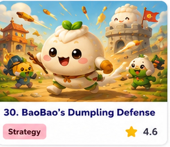 BaoBao’s Dumpling Defense — free tower defense game starring Chef BaoBao