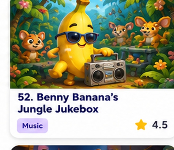 Benny Banana’s Jungle Jukebox — free rhythm game starring Benny Banana