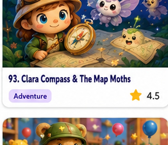 Clara Compass & The Map Moths — free exploration puzzle game starring Clara Compass