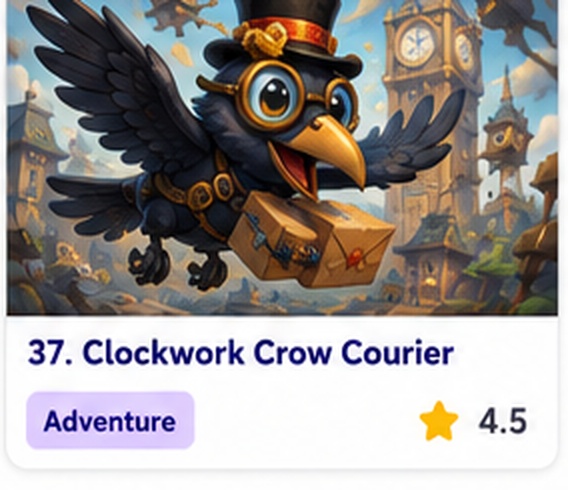 Clockwork Crow Courier — free flying game starring Clockwork Crow