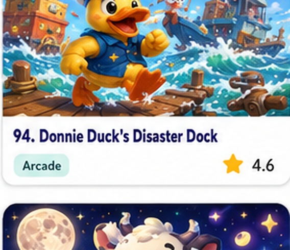 Donnie Duck’s Disaster Dock — free management game starring Donnie Duck
