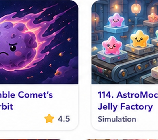 Grumble Comet’s Lonely Orbit — free gravity puzzle game starring Grumble Comet
