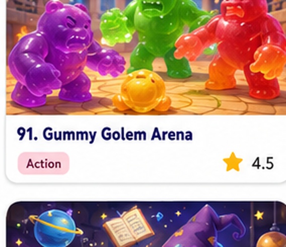 Gummy Golem Arena — free arena survival game starring Gummy Golem