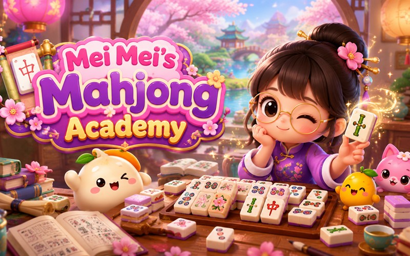 Mei Mei’s Mahjong Academy — free educational puzzle game starring Mei Mei