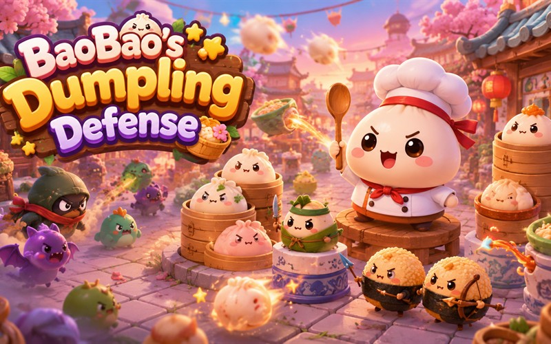 BaoBao’s Dumpling Defense — free tower defense game starring Chef BaoBao