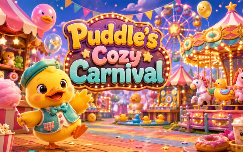 Puddle’s Cozy Carnival — free mini games game starring Puddle