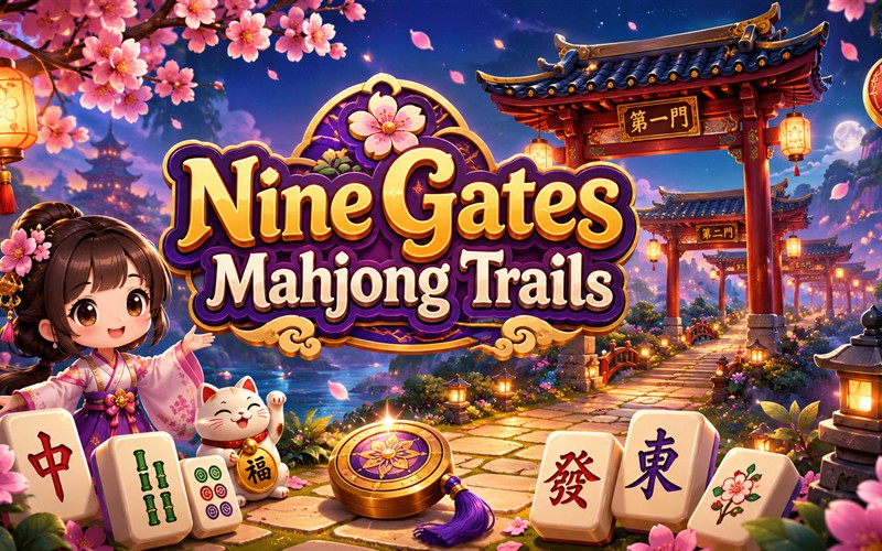 Nine Gates Mahjong Trails — free mahjong game starring Bao
