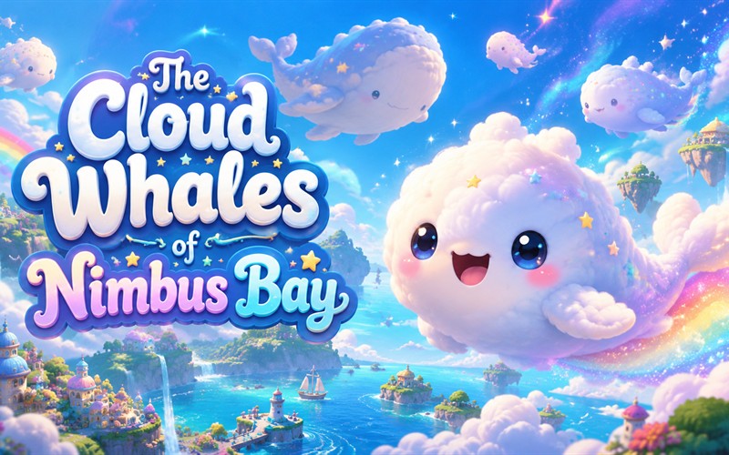The Cloud Whales of Nimbus Bay — free relaxing flight game starring Cloud Whales