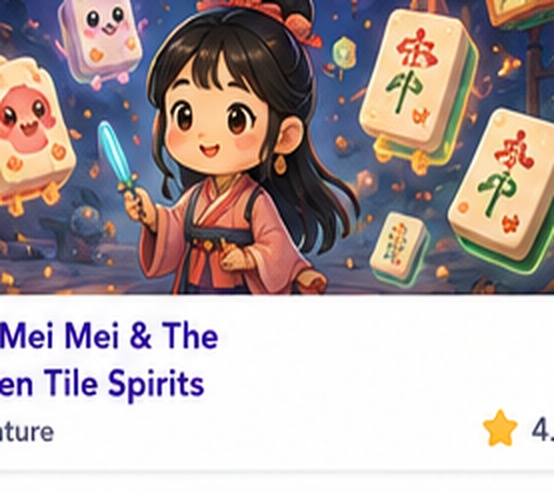 Mei Mei & The Hidden Tile Spirits — free exploration puzzle game starring Mei Mei