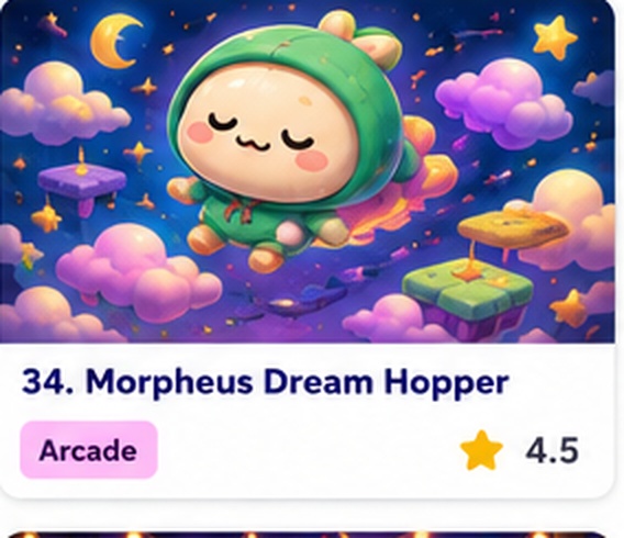 Morpheus Dream Hopper — free platformer game starring Morpheus