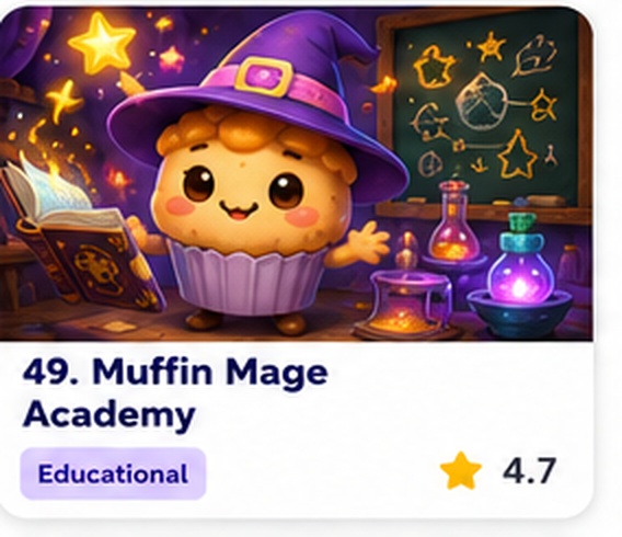 Muffin Mage Academy — free puzzle game starring Muffin Mage