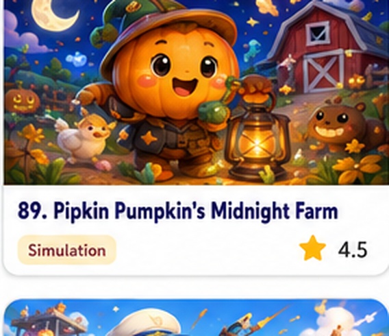 Pipkin Pumpkin’s Midnight Farm — free farming puzzle game starring Pipkin Pumpkin