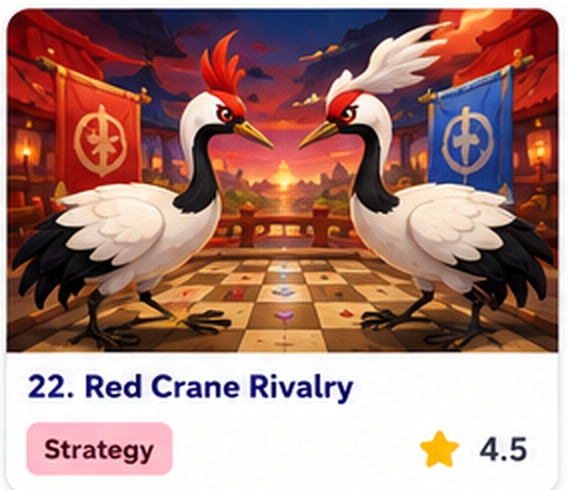 Red Crane Rivalry — free boss puzzle game starring The Red Crane