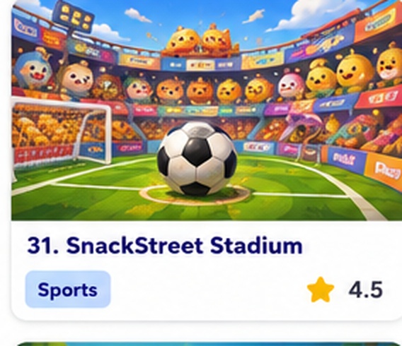 SnackStreet Stadium — free racing game starring SnackStreet Squad