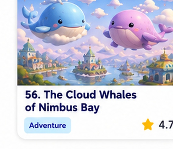 The Cloud Whales of Nimbus Bay — free relaxing flight game starring Cloud Whales