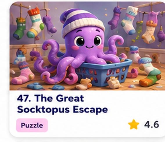 The Great Socktopus Escape — free platformer game starring Socktopus
