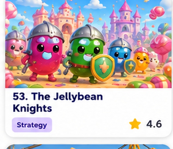 The Jellybean Knights — free auto battler game starring Jellybean Knights