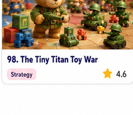 The Tiny Titan Toy War — free strategy game starring Tiny Titans