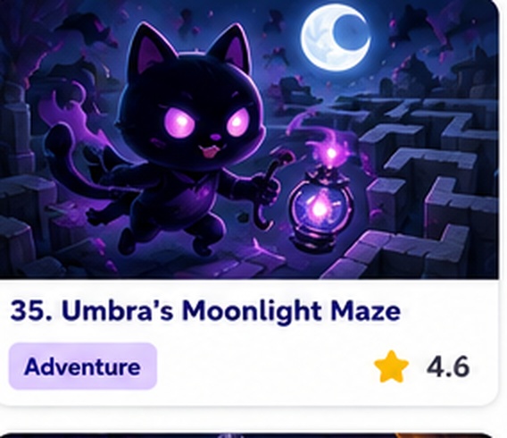 Umbra’s Moonlight Maze — free stealth game starring Umbra
