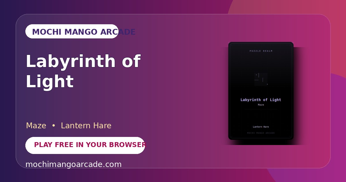 Labyrinth of Light — free maze game starring Lantern Hare