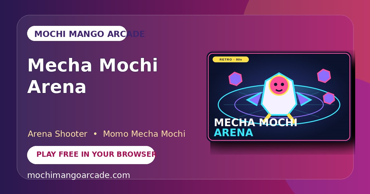 Mecha Mochi Arena — free arena shooter game starring Momo Mecha Mochi