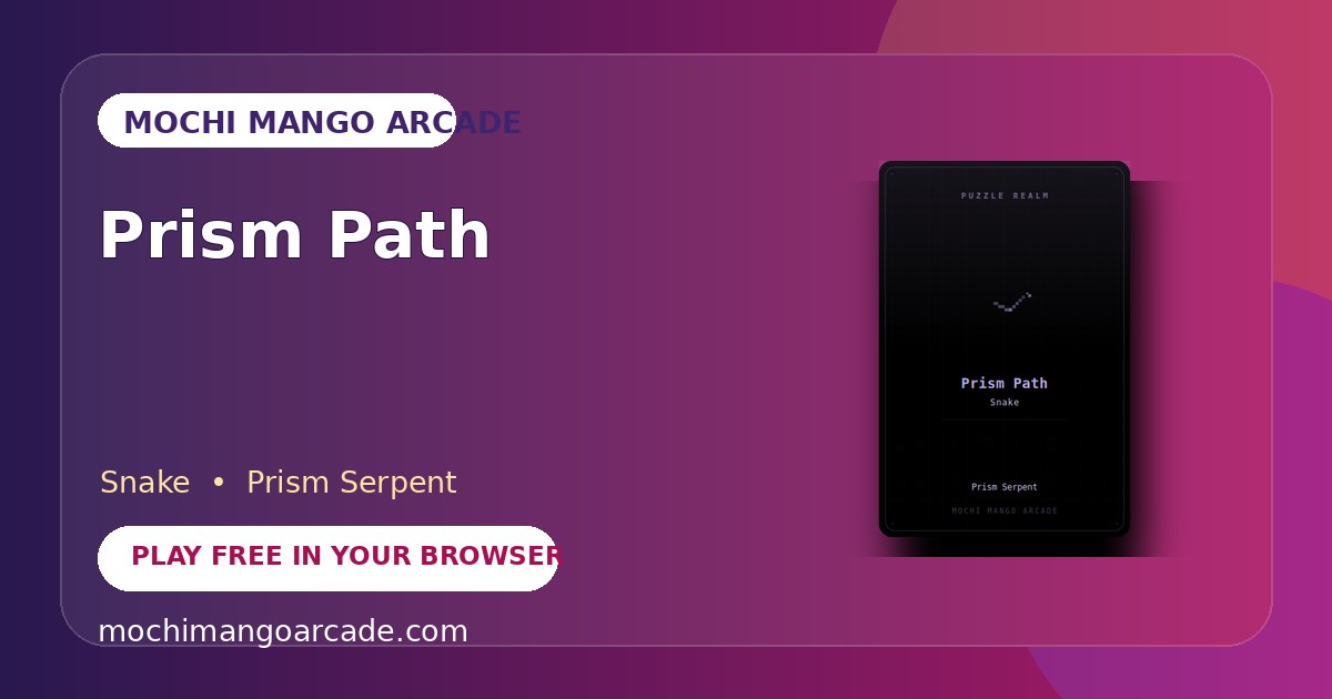Prism Path — free snake game starring Prism Serpent